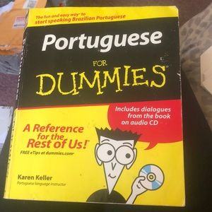 (2) PORTUGUESE FOR DUMMIES BOOKS